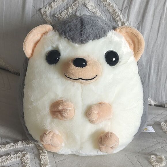New Without Tags Round Hedgehog Glow Plush - Picture 4 of 9